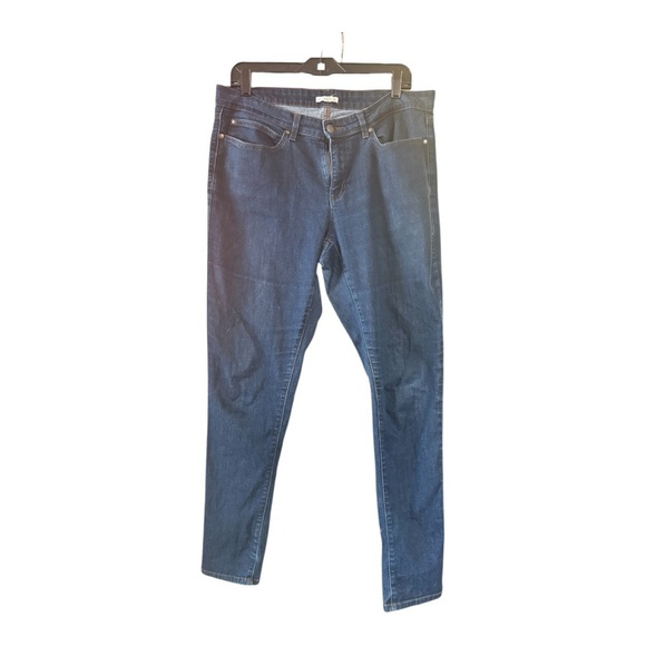 EILEEN FISHER Women's Dark Blue Skinny Jeans - Picture 2 of 7